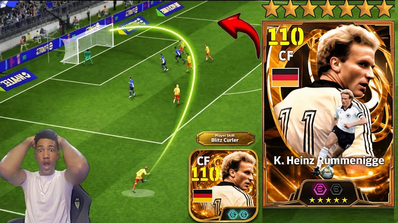 😨 RUMMENIGGE está BUGADO e virou META no eFootball 2026 Mobile