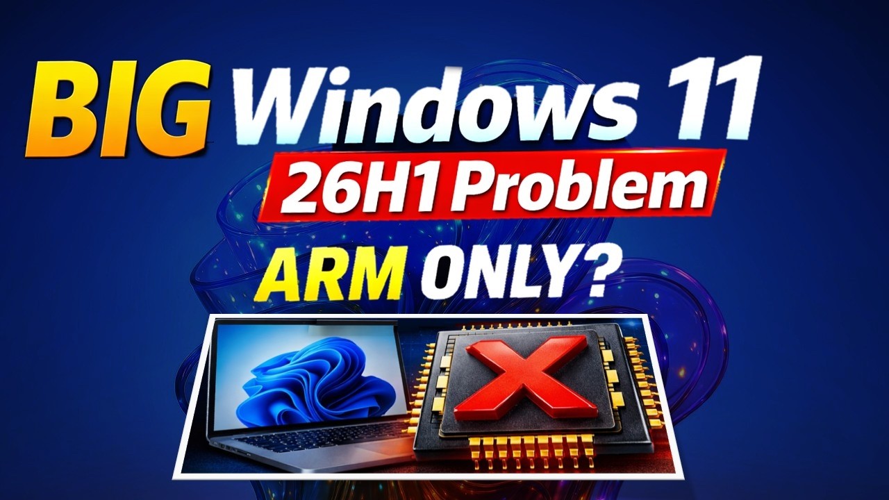 Объяснение проблем Windows 11 26H1 ⚠️ Ограничения ЦП, невозможность обновления и почему оно вам н...