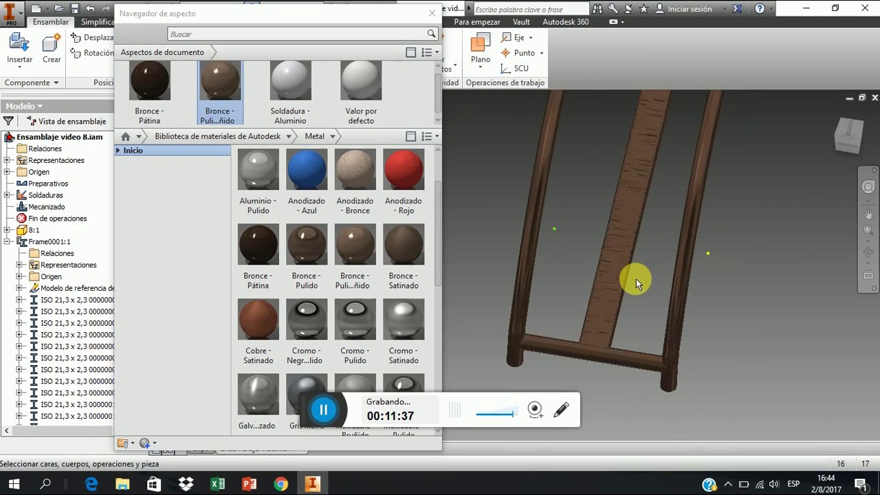Tubos y soldaduras en autodesk inventor