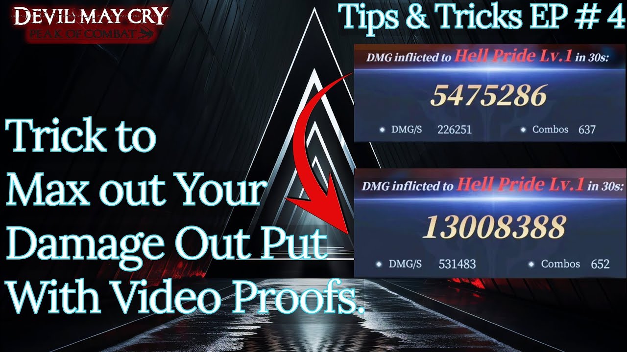 Devil May Cry Peak of Combat DMC POC | Maxed out your Damage output by using this trick | The KiLLeR