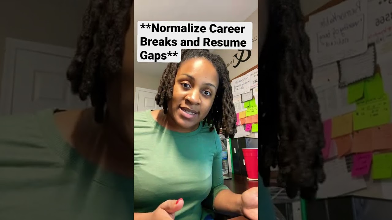 How to Explain a Resume Gap or Career Break #youtubeshorts #shorts