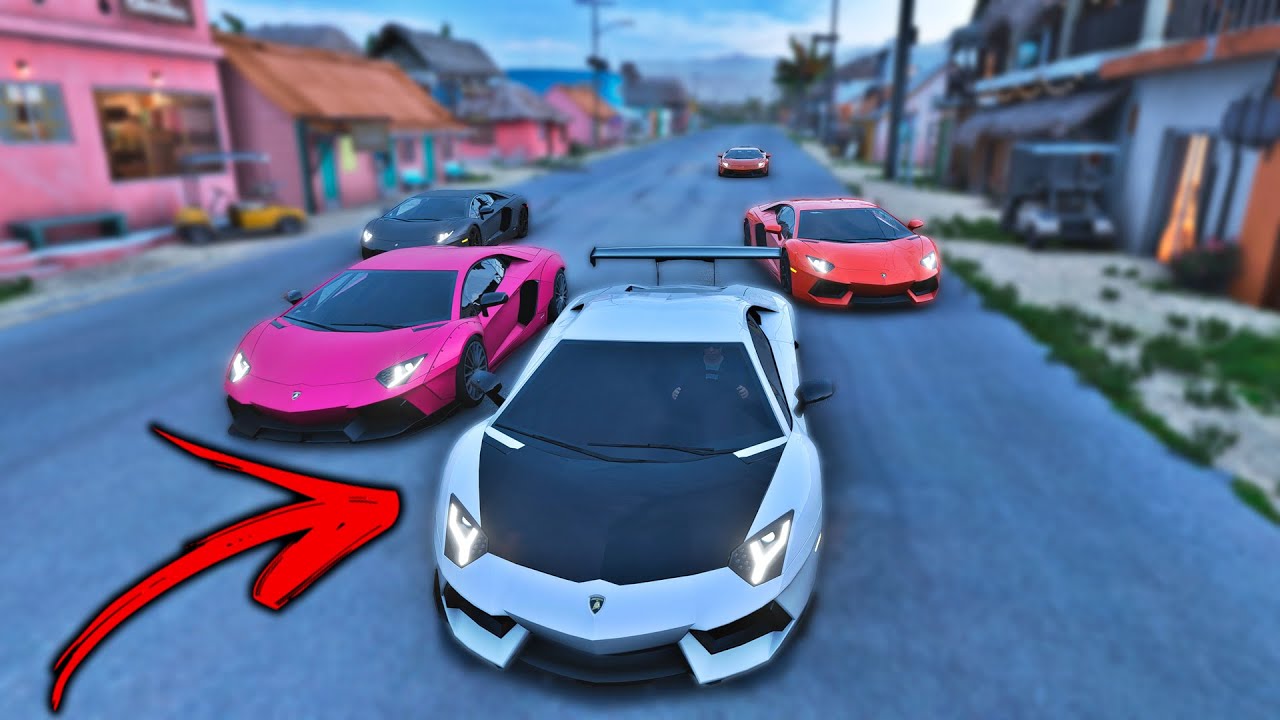 S&Oacute; VALE LAMBORGHINI AVENTADOR RAIZ - GALO CEGO VS PEDROKA - FORZA HORIZON 5