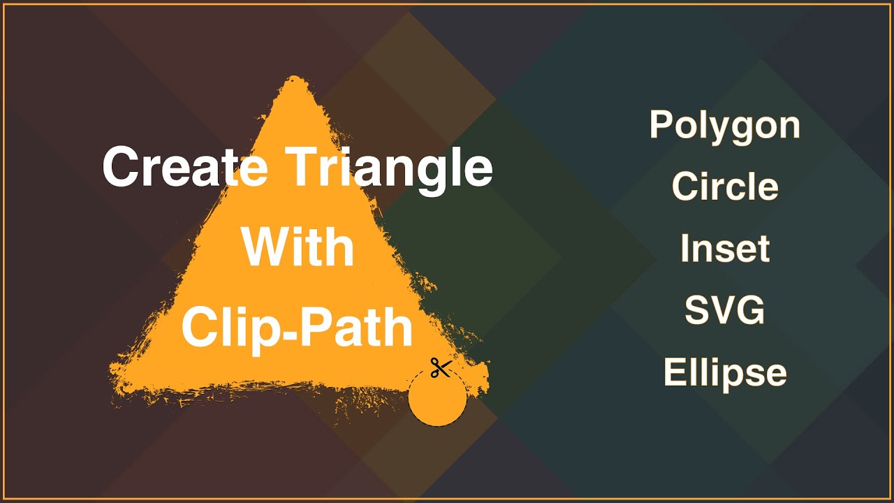 [Arabic] HTML, CSS Tutorials - Create Triangle With Clip Path