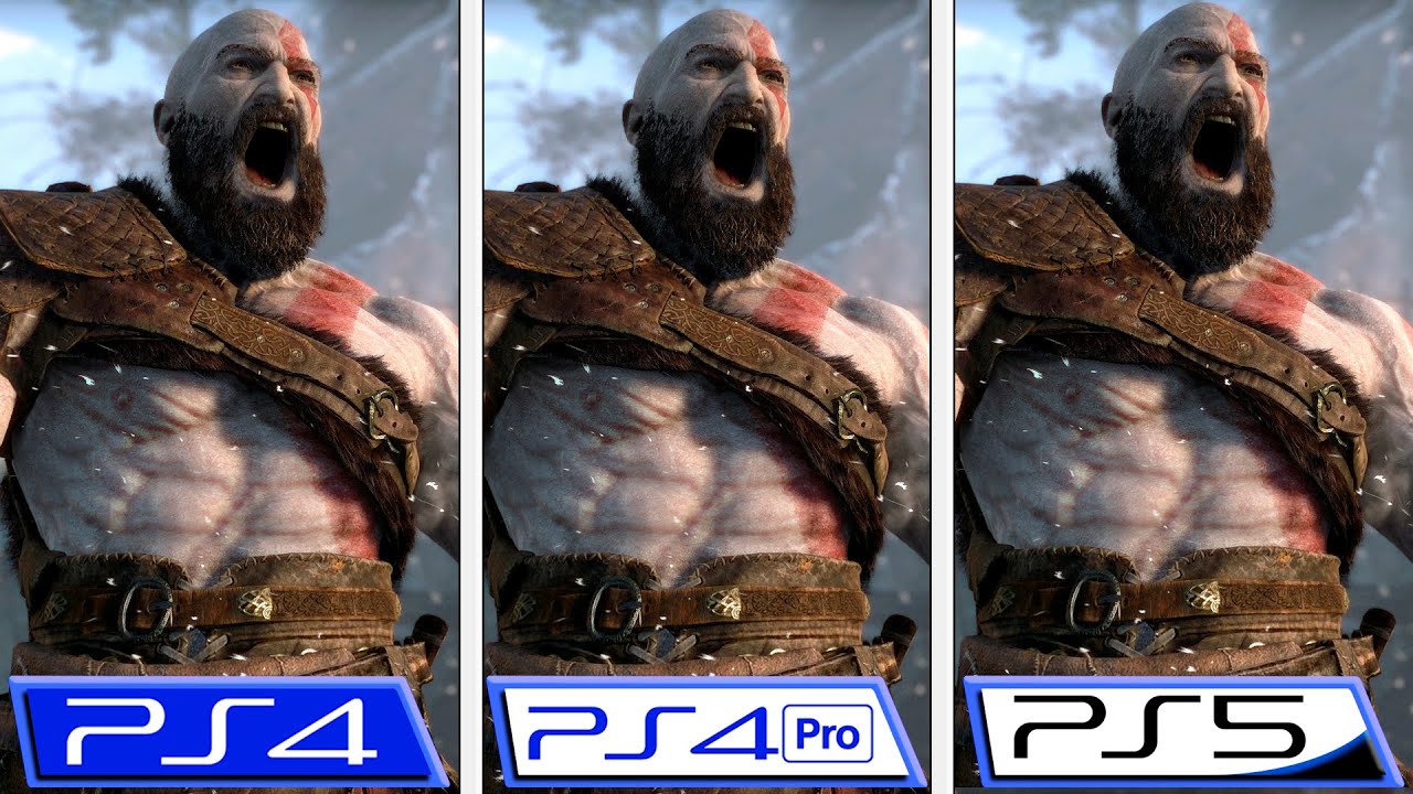 God of War | PS5 - PS4 - PS4 Pro | Graphics & FPS Comparison