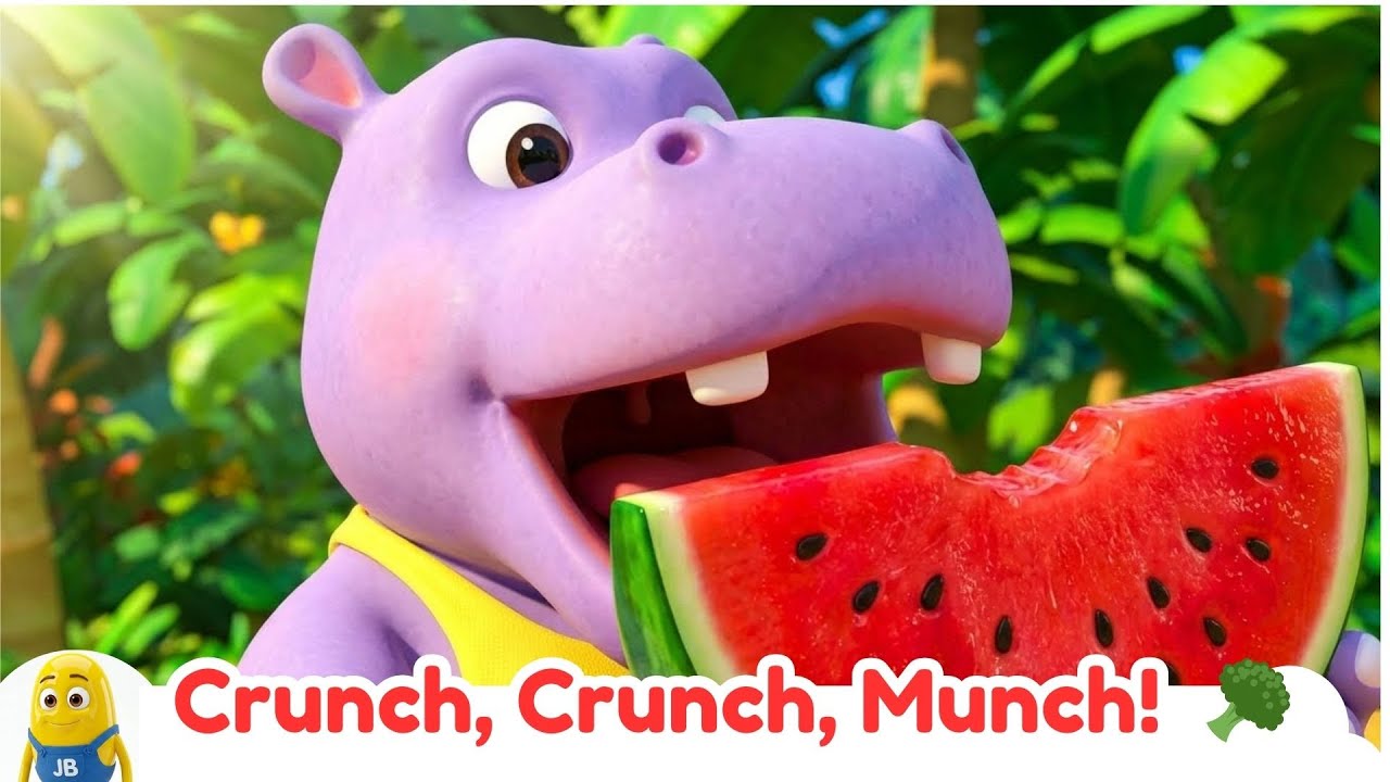 Crunch, Crunch, Munch! 🥦 The Healthy Food Song