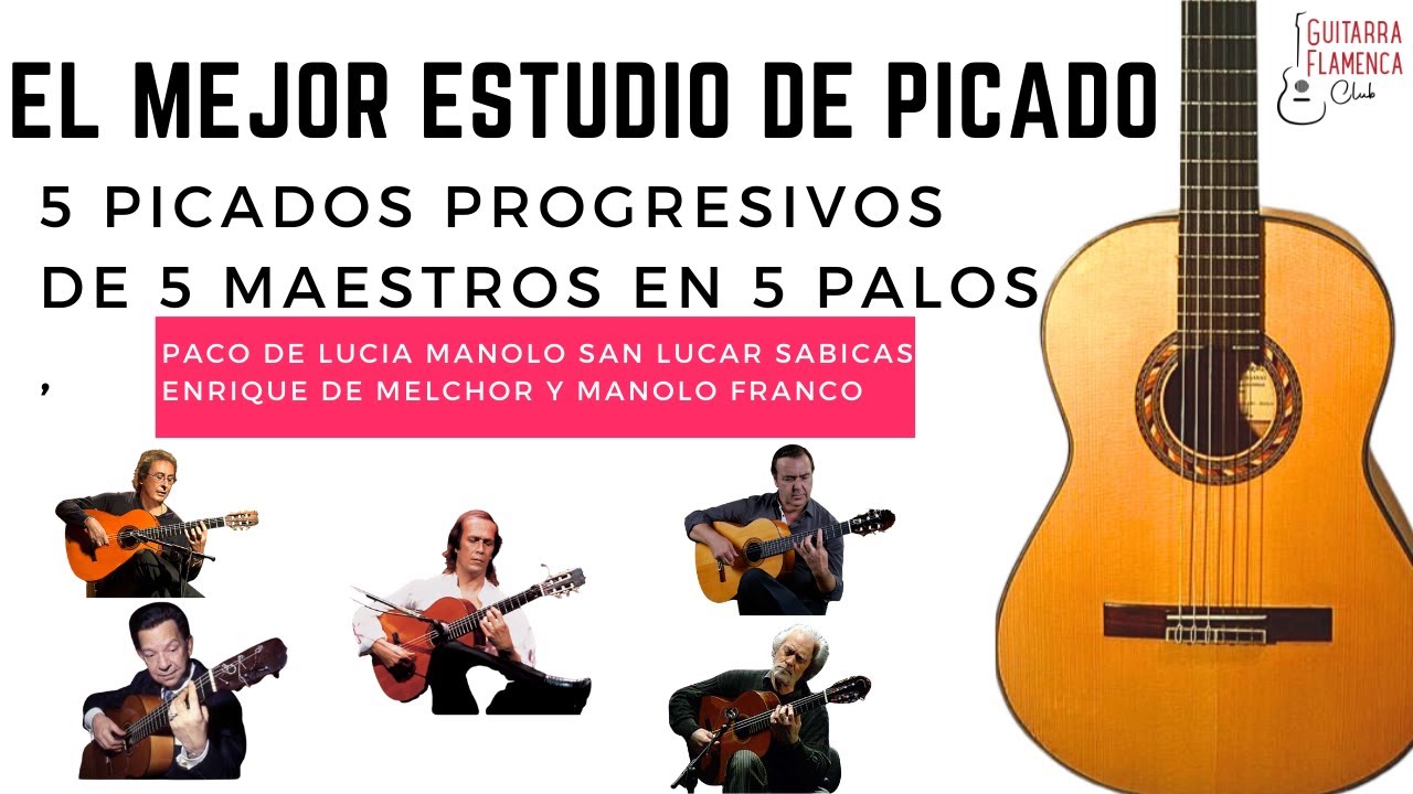transforma tu picado estudia a los mejores: 5 picados 5 palos 5 maestros