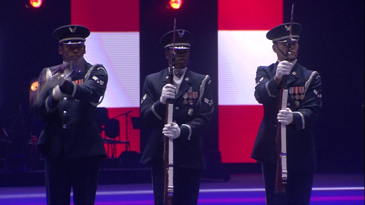 Nationale Taptoe 2019 - 20 United States Air Force Honor Guard Drill Team