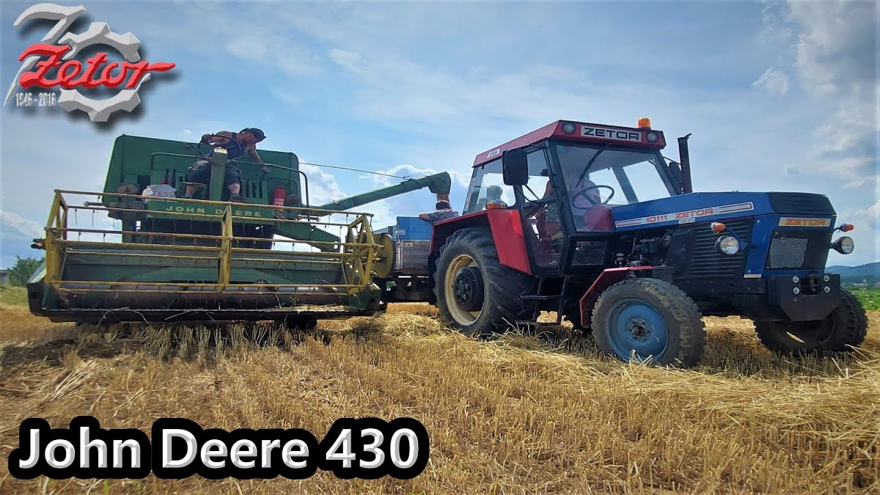 Žatva 2023 | Zetor 10111 Turbo a John Deere 430 | Original Sound