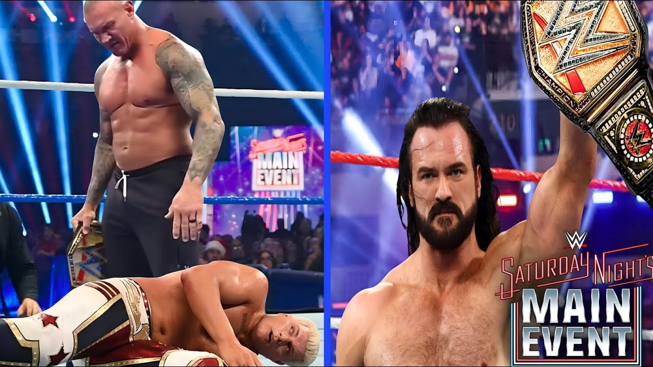 Cody Rhodes vs Drew McIntyre shocking 🤯 match ending reveal | Saturday Night's Main Event highlights