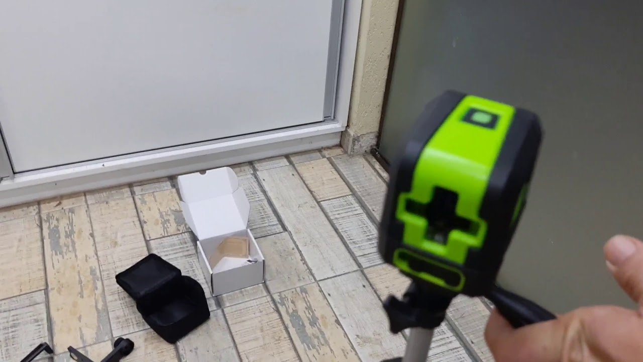 Nível Laser luz verde SNDWAY nivelador melhor que Bosch GCL 2-15 G e GLL 2-12 G trava de pêndulo
