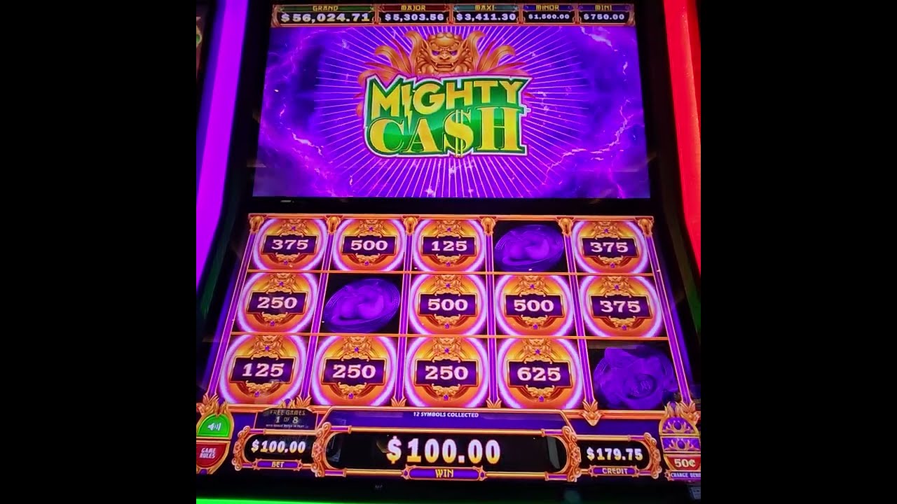 FOREVER BONUS! $100 BET MASSIVE JACKPOT HANDPAY WIN MIGHTY CASH ULTRA - LIVE CASINO BALTIMORE 50c