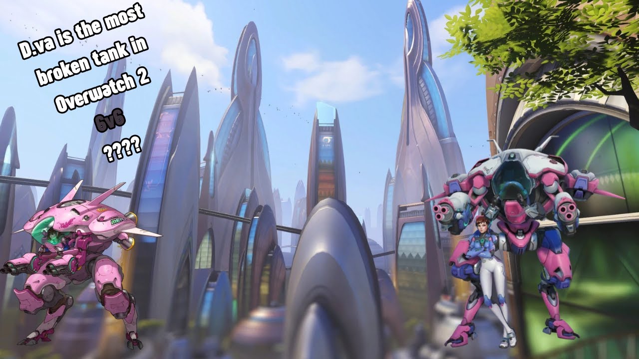 D.va is the mostbroken tank in Overwatch 2 6v6 ????( PRE NERF)