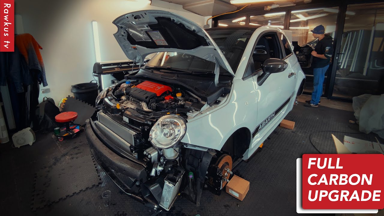 New Abarth 595 Competizione full carbon fibre upgrades