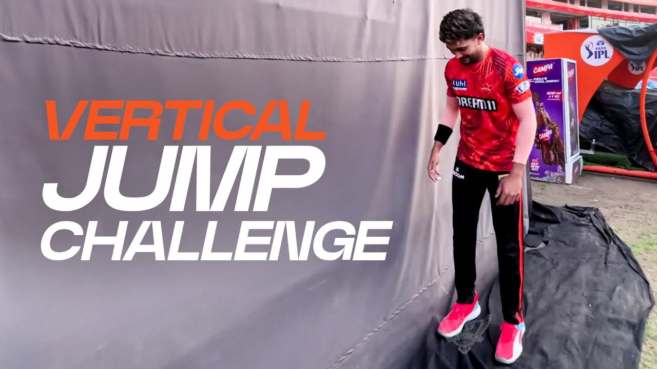 Vertical Jump Challenge ft. NKR & Samad | SunRisers Hyderabad
