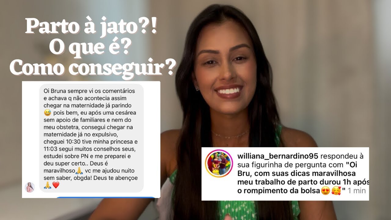 Como Conseguir um Parto &agrave; Jato?! 🤰🏻