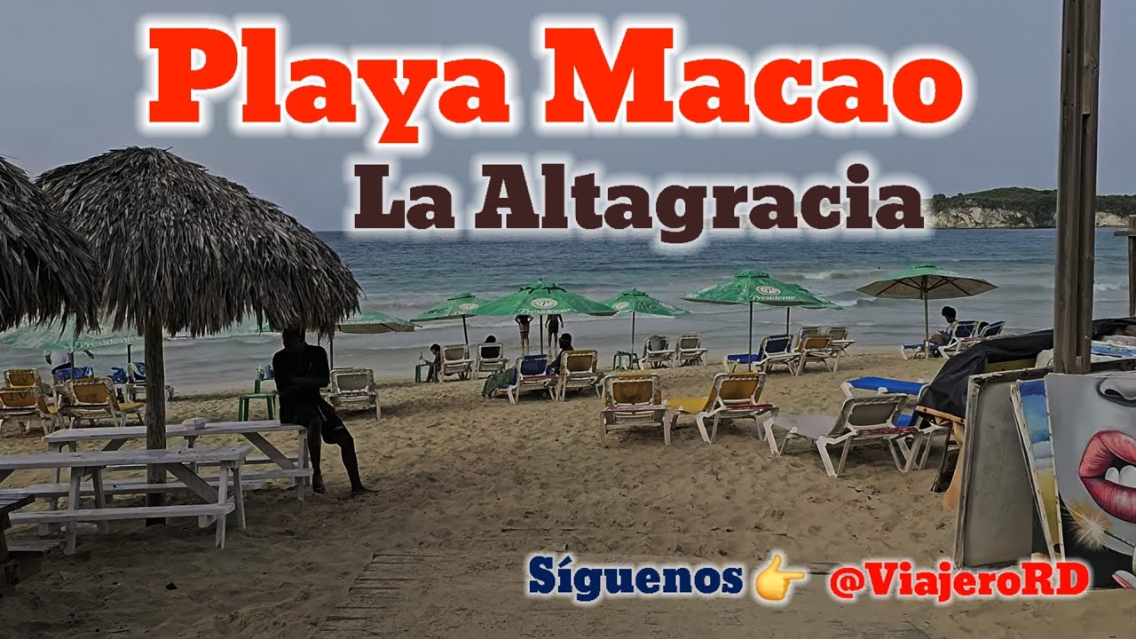 Playa turística de Macao, República Dominicana