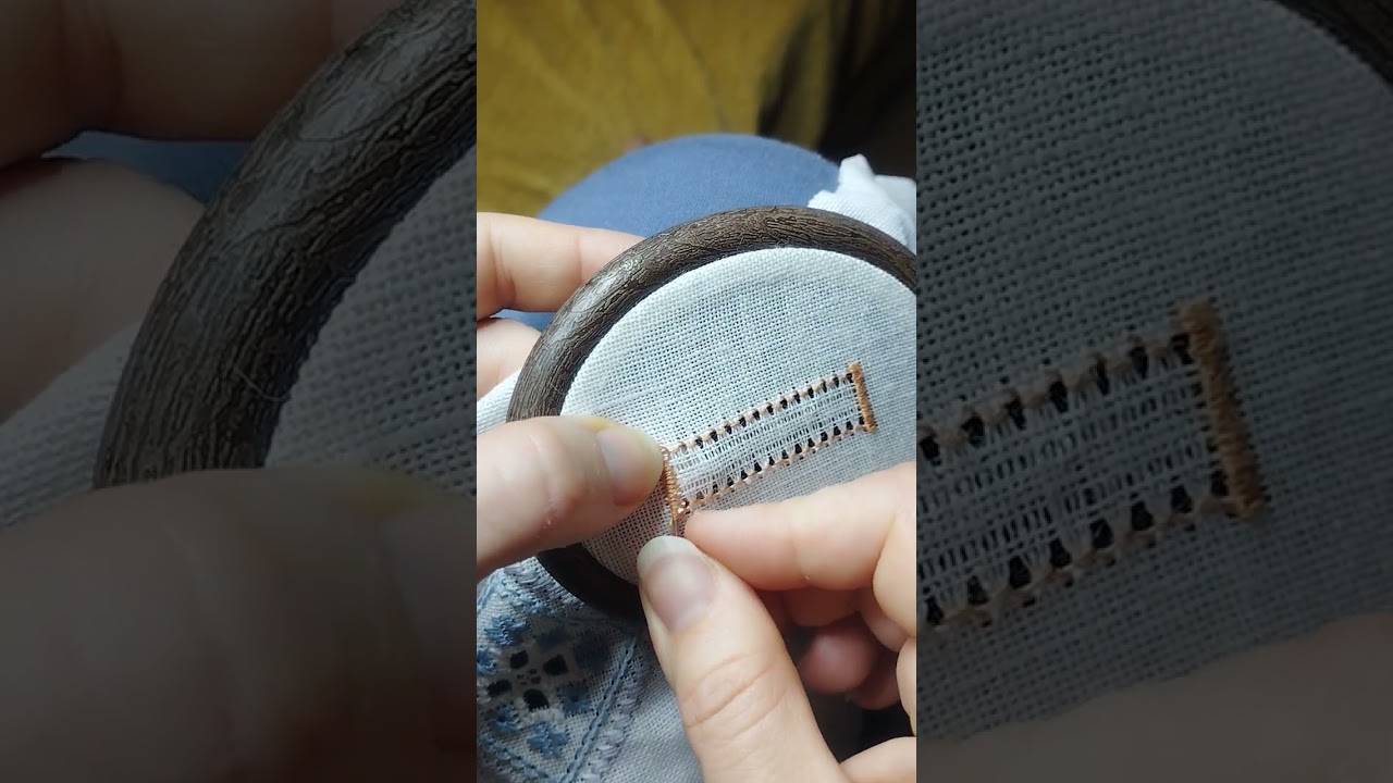 Мережка на сорочці . Як зробити ?#embroidery #вишиванкиназамовлення #ручнавишивка #урокивишивки 
