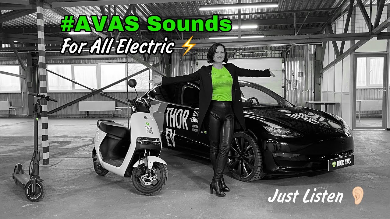 AVAS for all electric vehicles: #ecar , #emoped & #escooter #avas