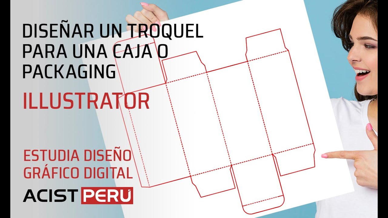 Cómo diseñar un troquel para una caja  o packaging de medicamento en illustrator