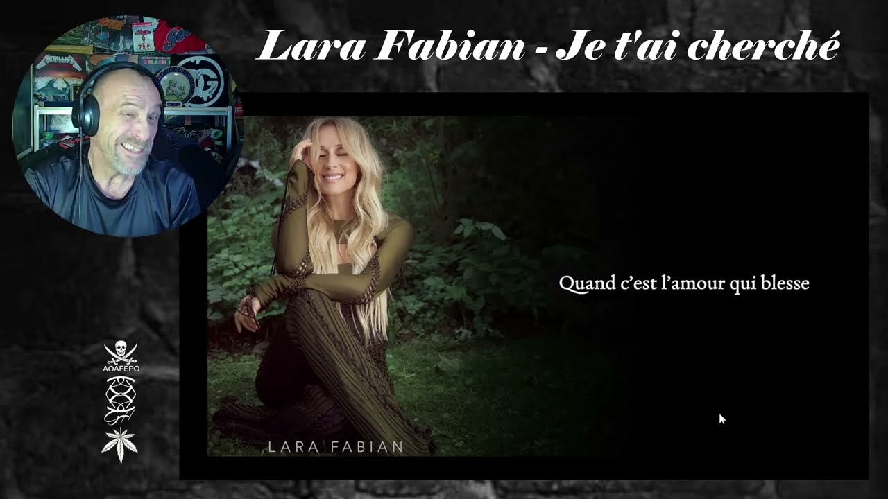 Lara Fabian - Je t'ai cherché / Lyrics Vidéo - Reaction with Rollen (First Listen)