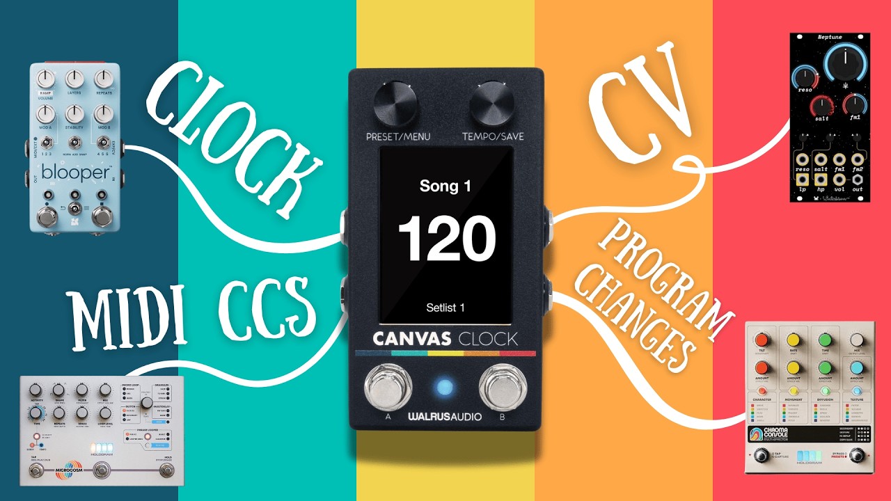 A pedal you didn't know YOU NEEDED! WALRUS CANVAS CLOCK Review