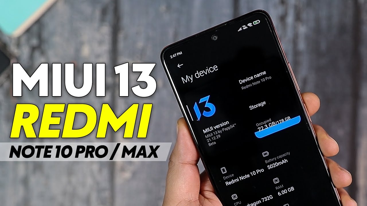 Downloaded MIUI 13 For REDMI NOTE 10 Pro / Max | This is How It LOOKS !!