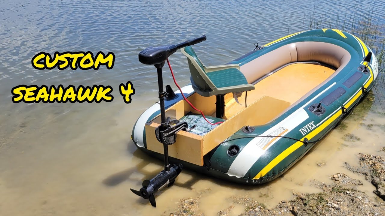 Intex Seahawk 4: индивидуальный плот