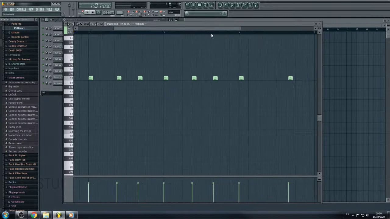 como hacer bases de ritmo en fl studio con Silver Tutoriales