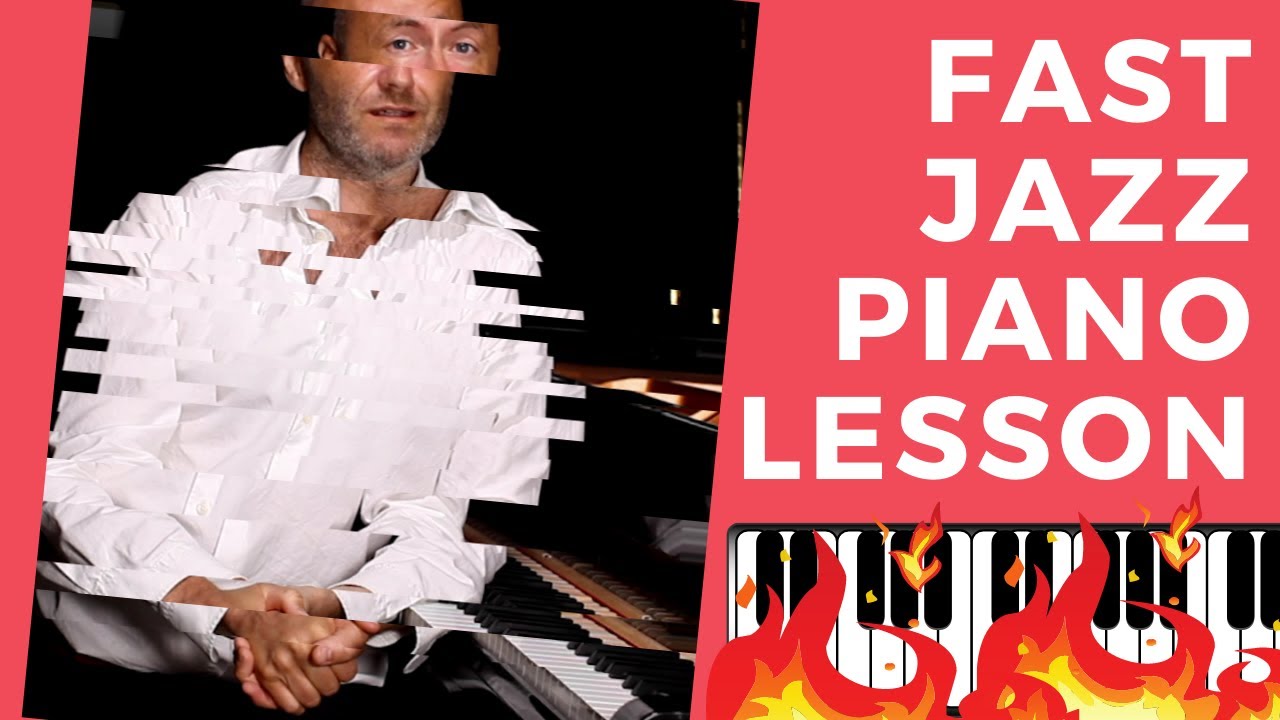 LESSON: PLAY FAST JAZZ PIANO 🔥🎹🔥