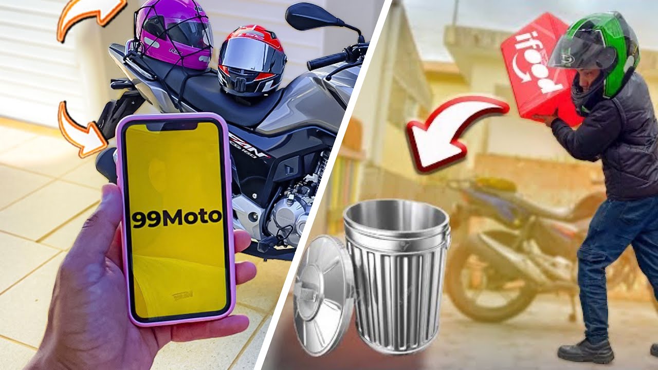 ENTREGAS IFOOD OU 99 MOTO TÁXI, QUAL DA MAIS DINHEIRO? QUAL TOCA MAIS?