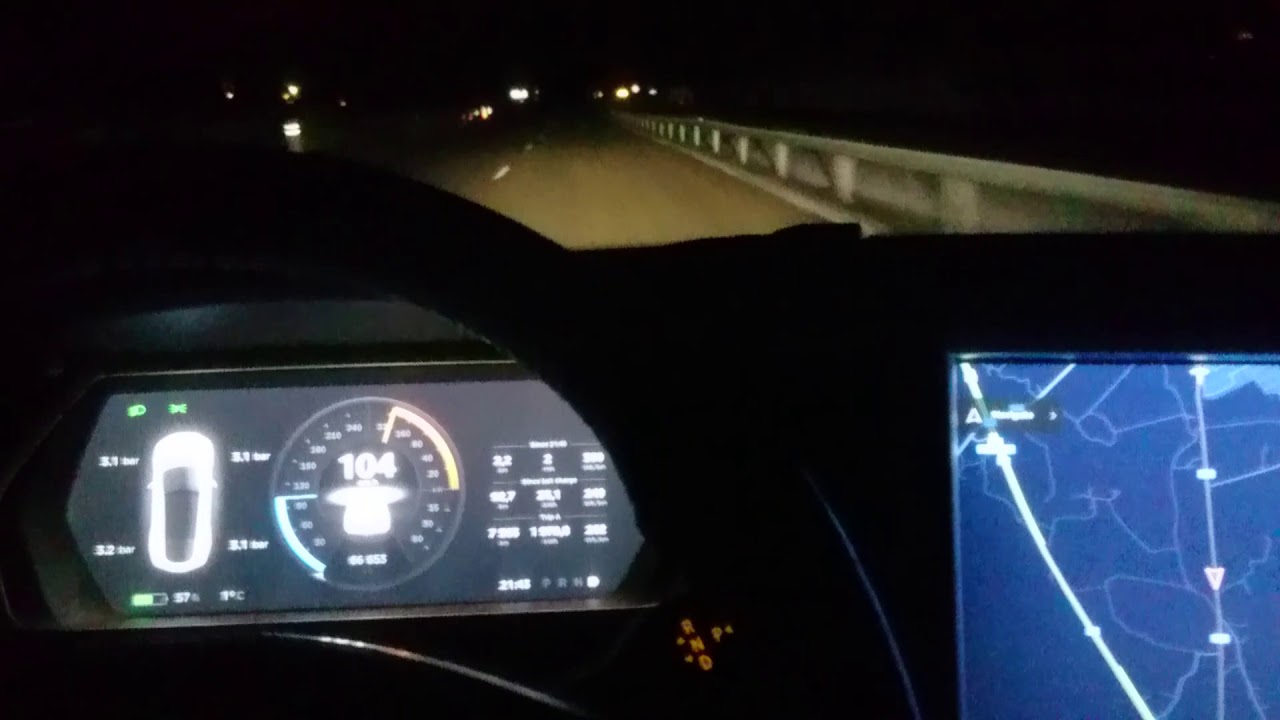 Tesla model S 85 rwd engine sound
