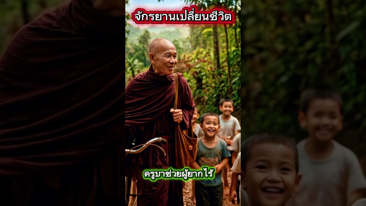 จักรยานเปลี่ยนชีวิต ( ครูบาช่วยผู้ยากไร้โทร. 063-146-9060 )