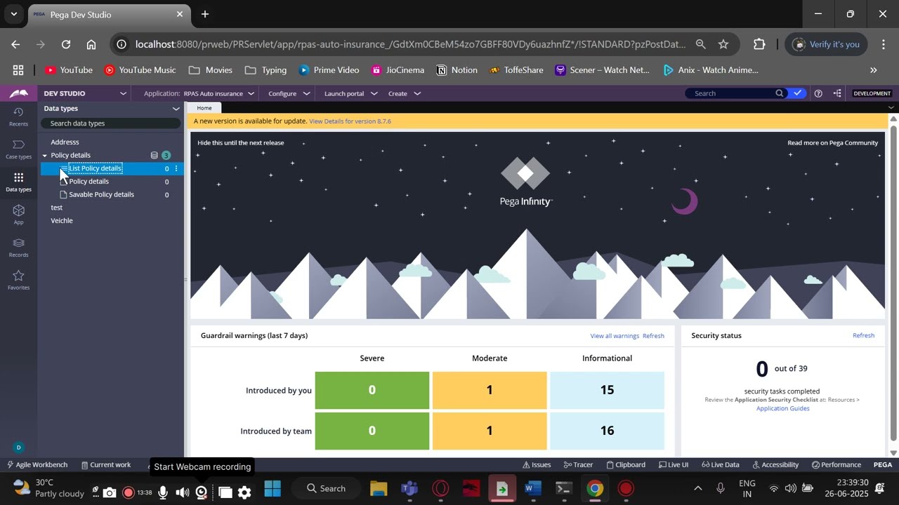 Build UI with App Studio Wizard in Pega | Step-by-Step Case Design | Telugu + English