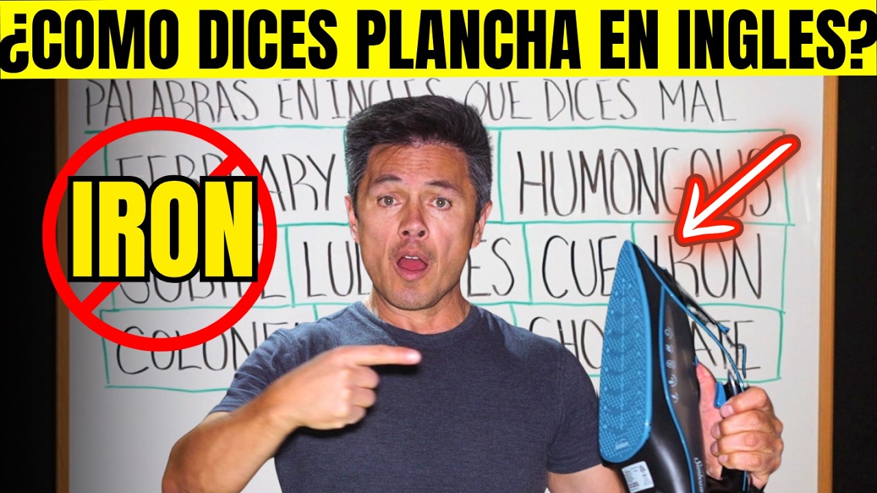 10 Palabras que DICES MAL en inglés (sin saberlo)