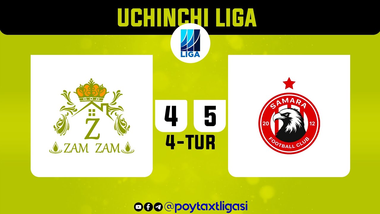 Poytaxt 3-ligasi. 4-tur. Zam Zam - FC Samara - 4:5