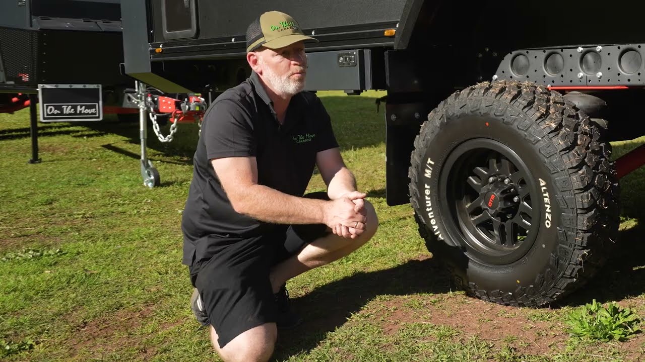 On The Move Caravans Adventure 6.3F Black Edition walk through