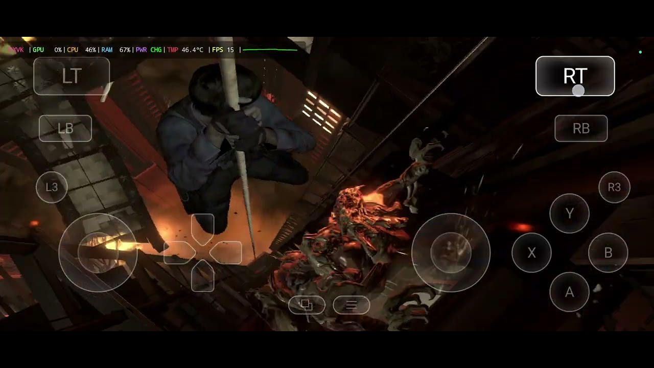 Re6 BOSS vs leon ada fight part 13