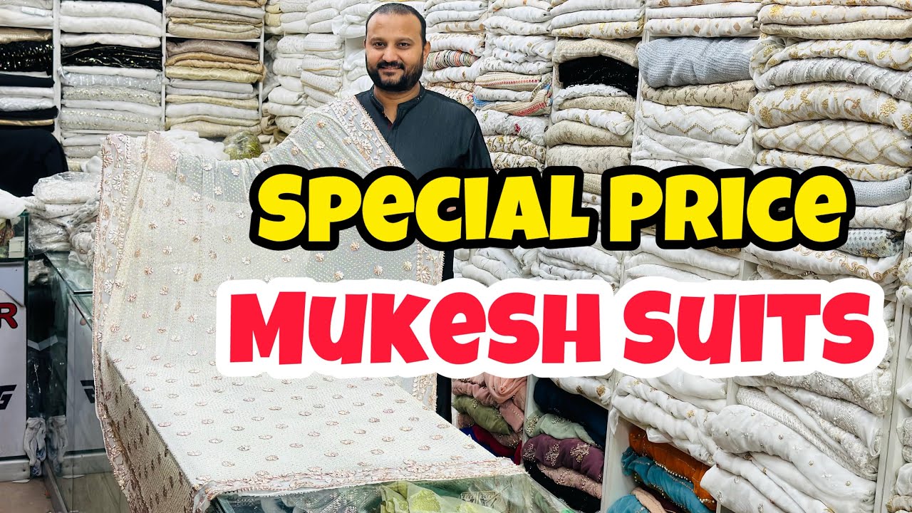 Special Price Mukesh Work Suits | Less Than Sale Price Mukesh Work Suit & Saree | Handmade Dress