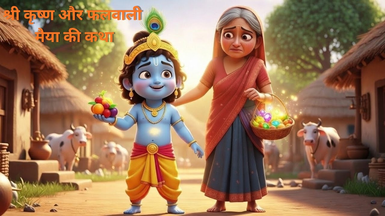श्रीकृष्ण और फलवाली की कथा, भगवान को धन नहीं, भाव चाहिए.