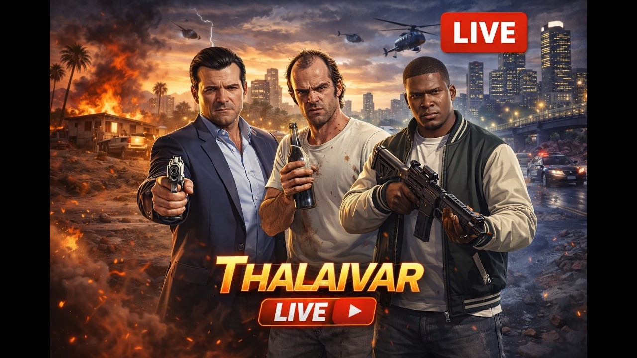 gta v gameplay : thalivar on live
