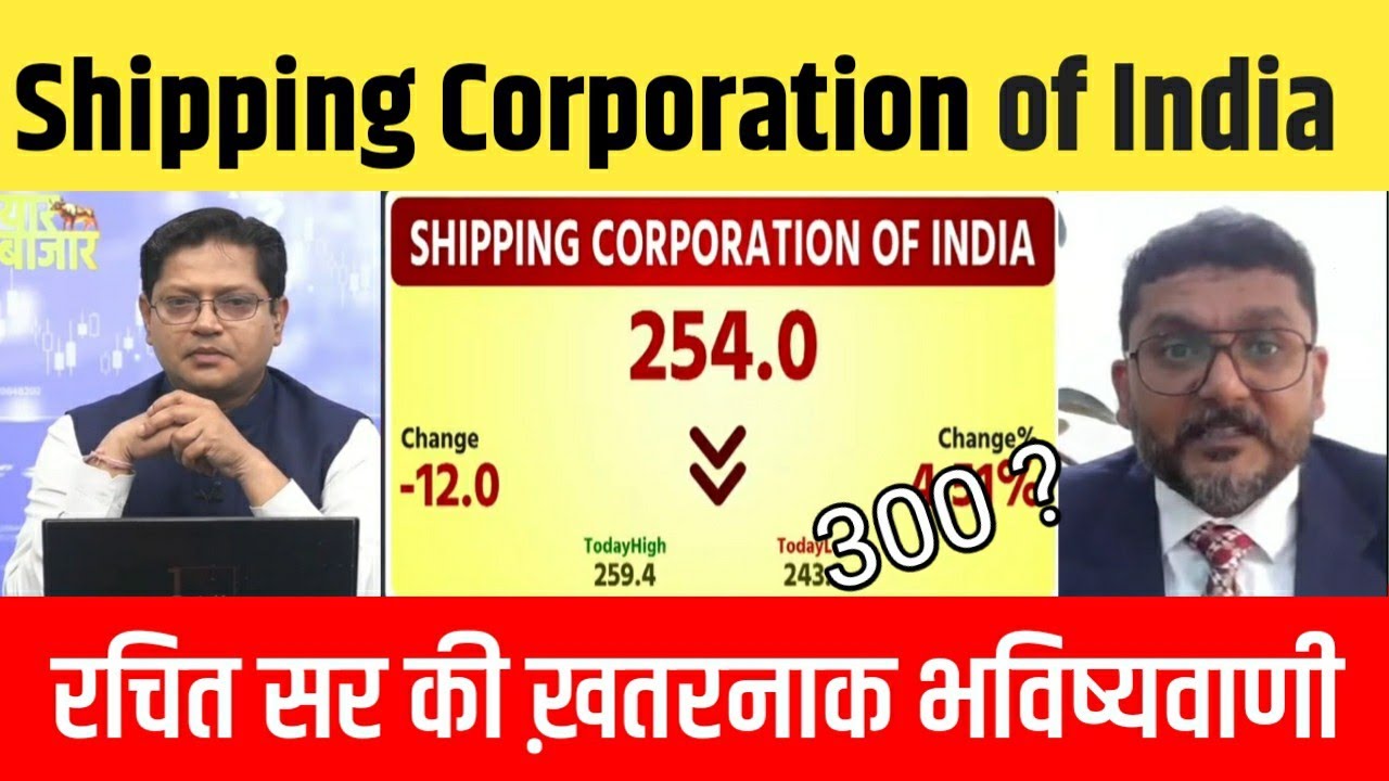 Shipping corporation of india news,Kahan tak jaega? SCI share ,SCI share future analysis,Target 2030