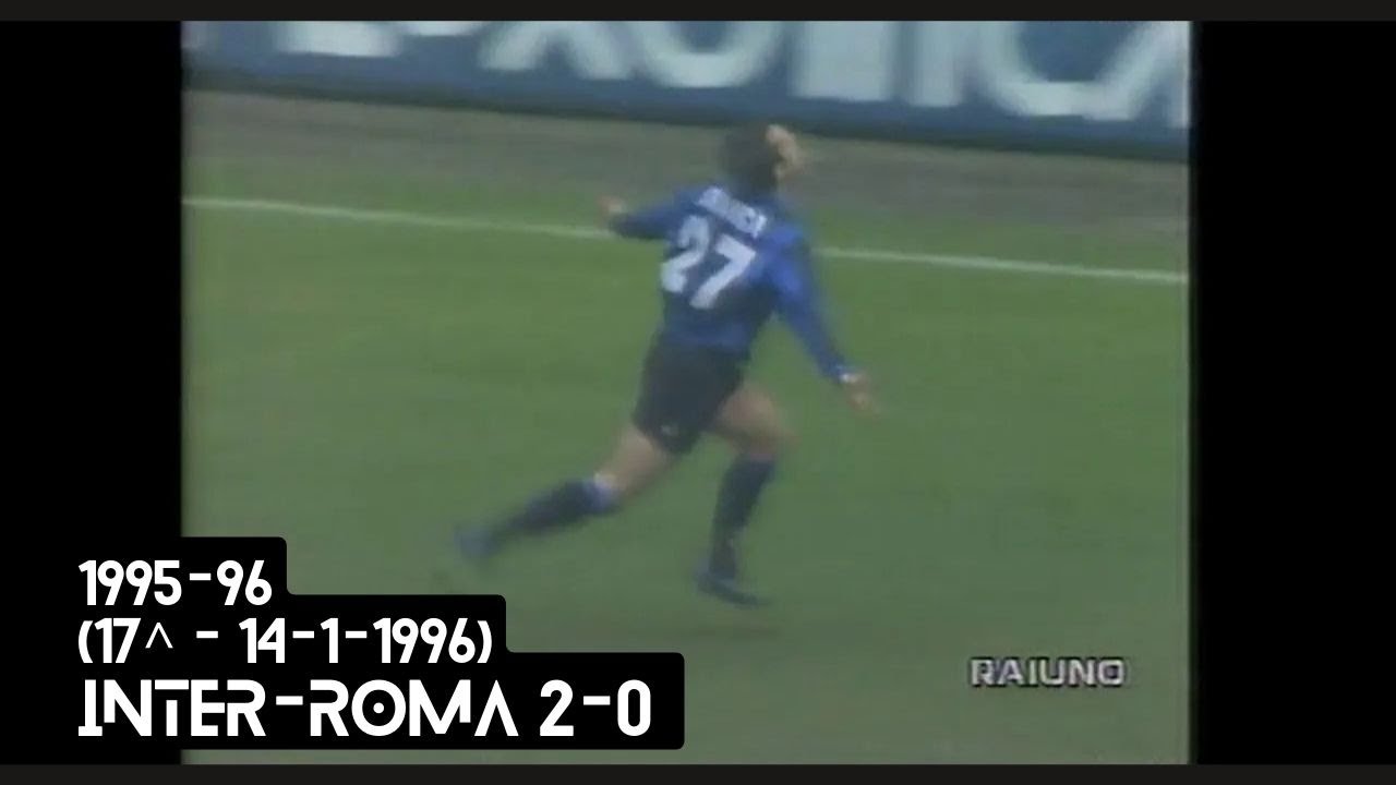1995-96 (17^ - 14-01-1996) INTER-Roma 2-0 [Branca,Branca] Servizio 90°Minuto Rai1