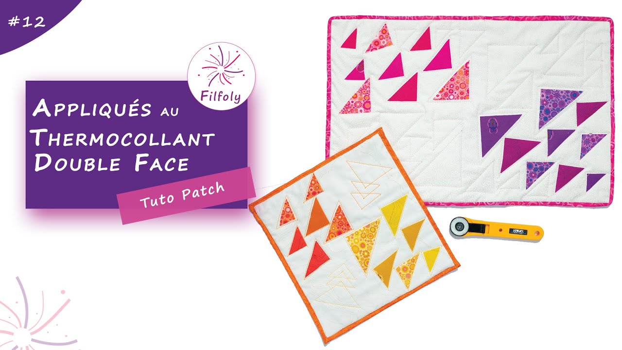 TUTO Patchwork : Appliqués au thermocollant double face