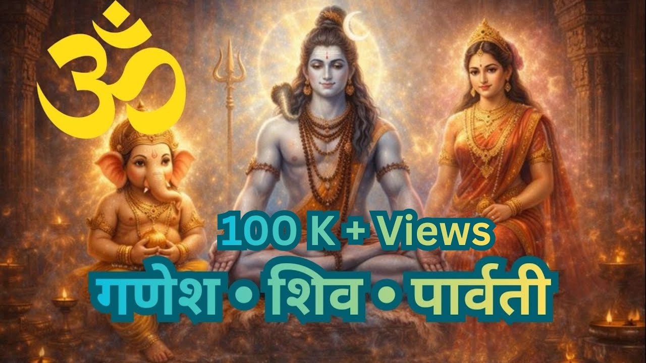 गणेश शिव पार्वती भजन | Peaceful Bhajan | Ganesh Shiv Parvati Mantra | Live Bhakti #shiv #ganesh