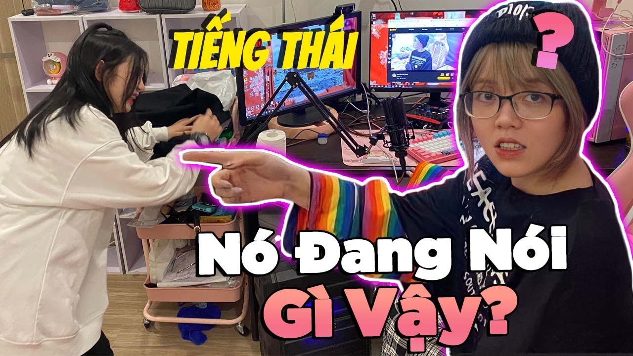 Lần Đầu Nhung Day N&oacute;i Tiếng Th&aacute;i Cho B&eacute; Mon Nghe V&agrave; C&aacute;i Kết