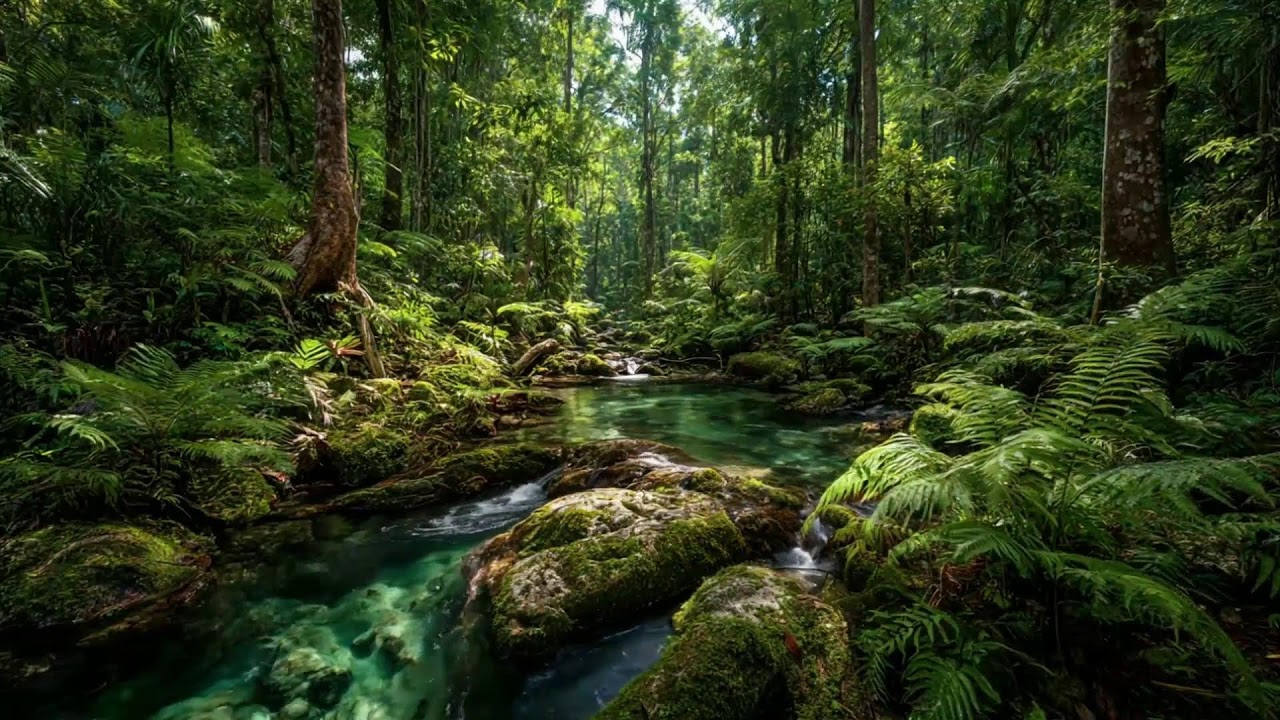 Soft Forest River Sound Sleep Ambience Creating Long and Peaceful Rest