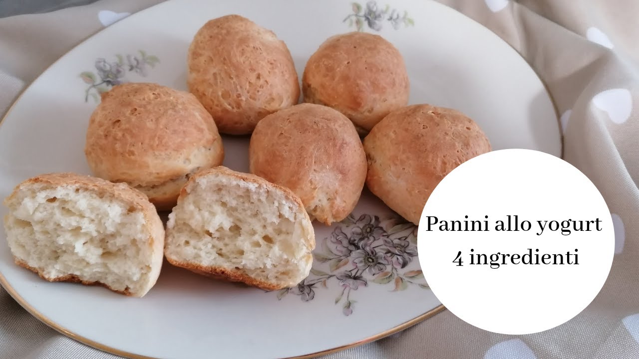 Panini allo Yogurt. 4 ingredienti. VELOCISSIMI !!!