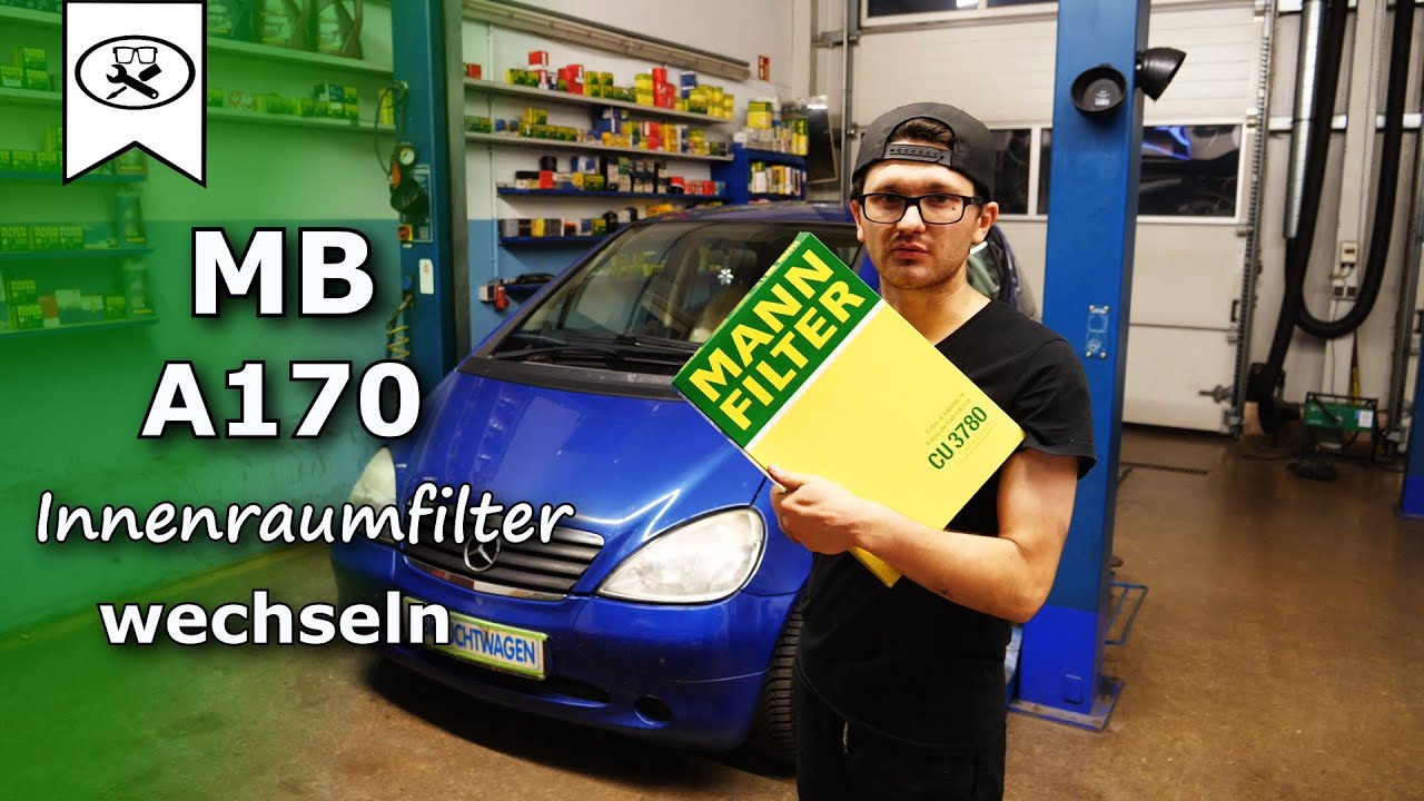 Mercedes A170 Innenraumfilter wechseln | change air filter | VitjaWolf | Tutorial | HD