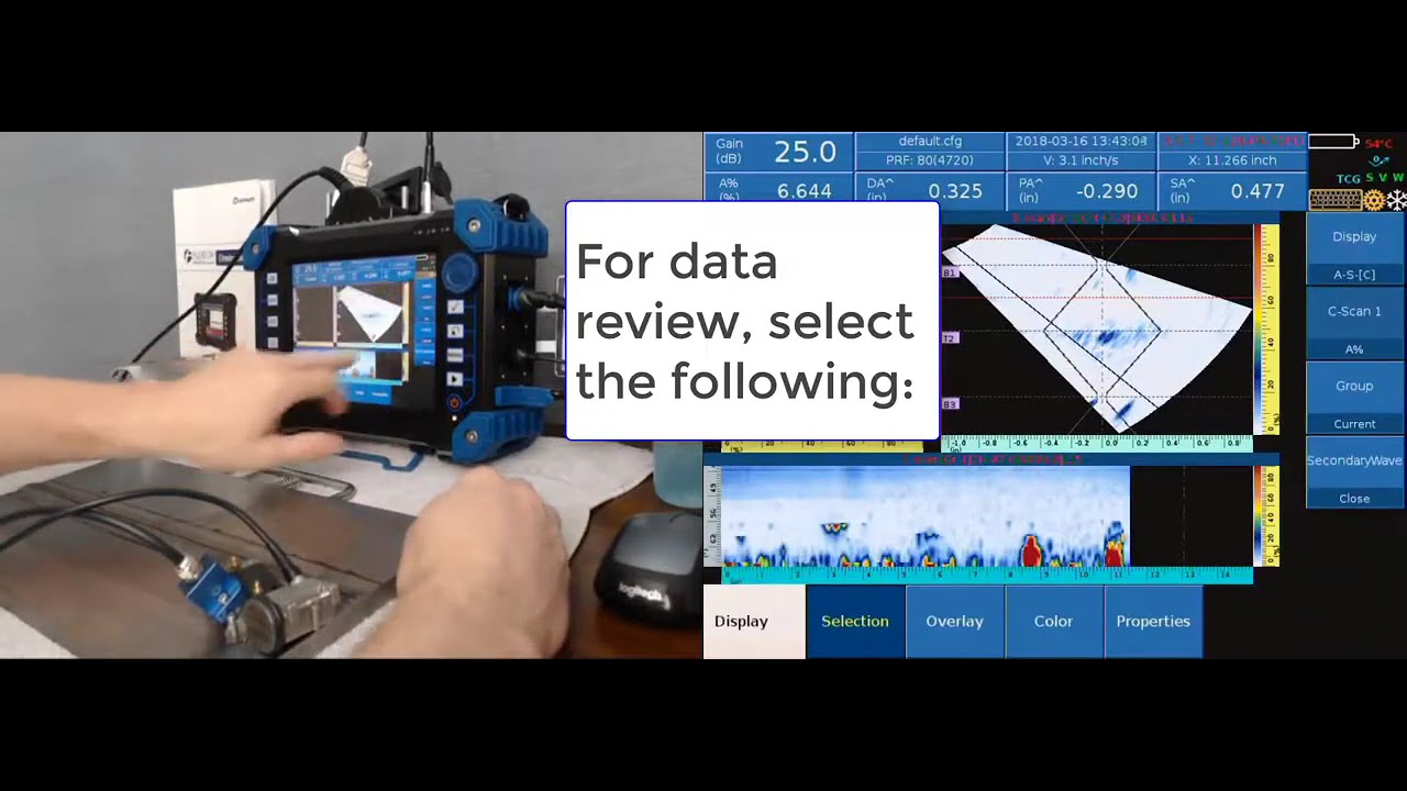 3  Encoded scan and onboard data review