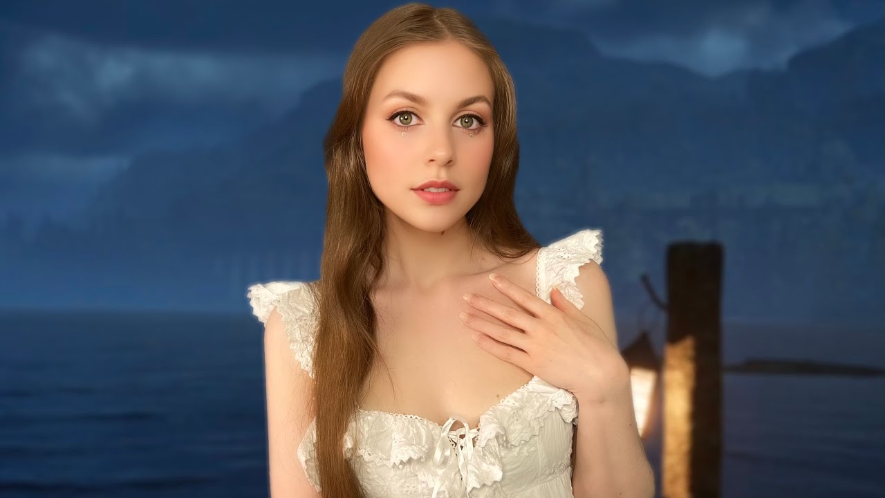 ASMR The Siren By The Sea Fantasy Roleplay (Personal Attention, ASMR For Sleep, Hair Brushing)
